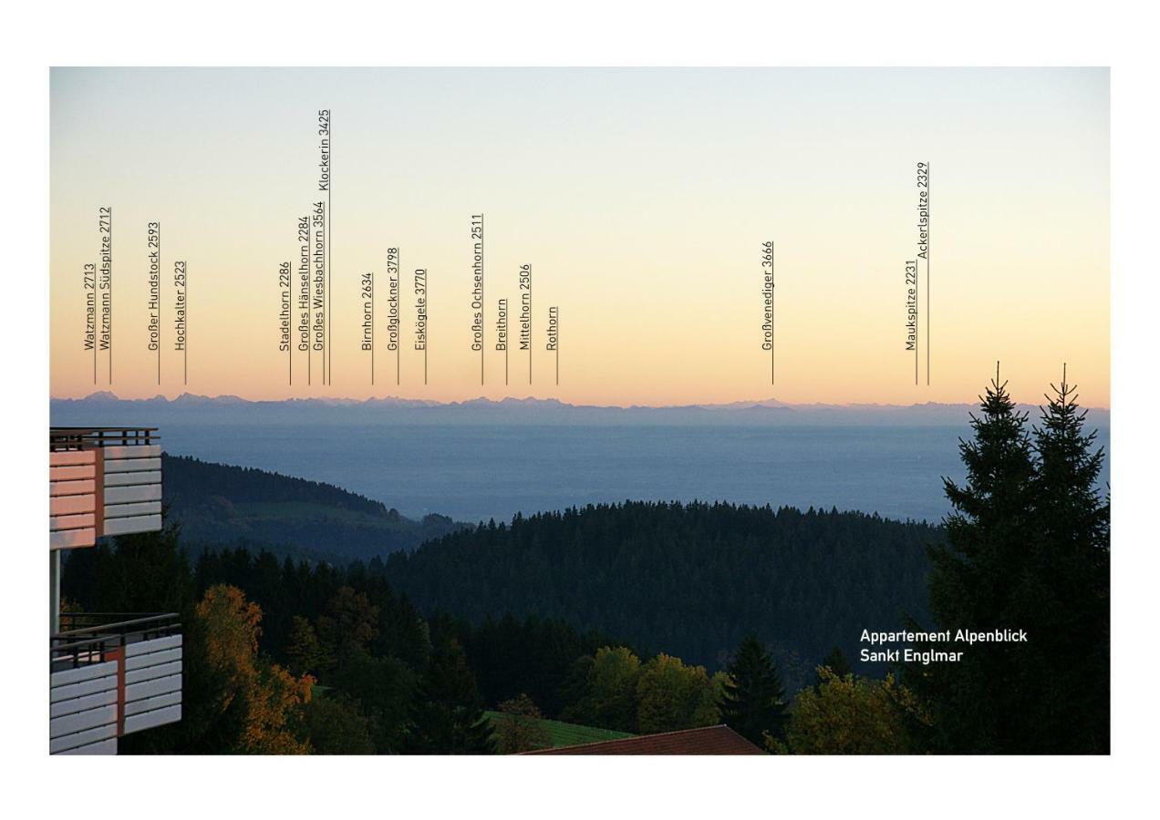 Апартаменты Alpenblick Санкт-Энгльмар Экстерьер фото